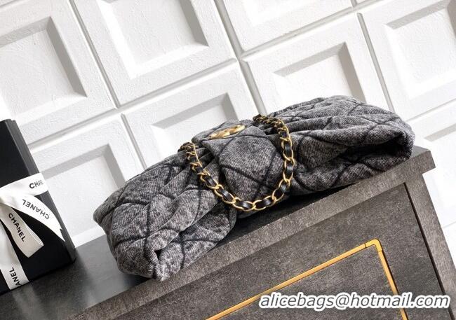 ​Trendy Design Chanel Denim Bow Bag AS5851 Grey 2025