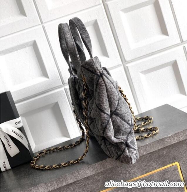 ​Trendy Design Chanel Denim Bow Bag AS5851 Grey 2025