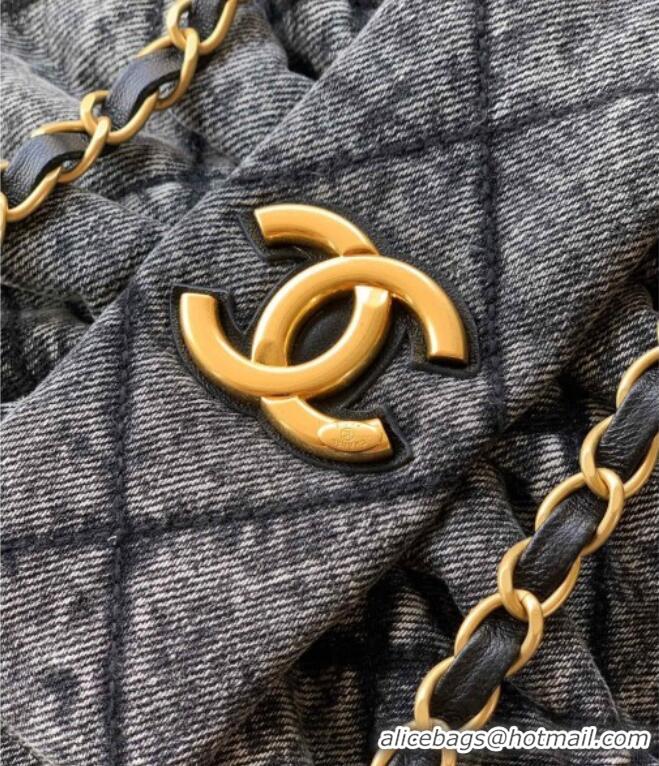 ​Trendy Design Chanel Denim Bow Bag AS5851 Grey 2025