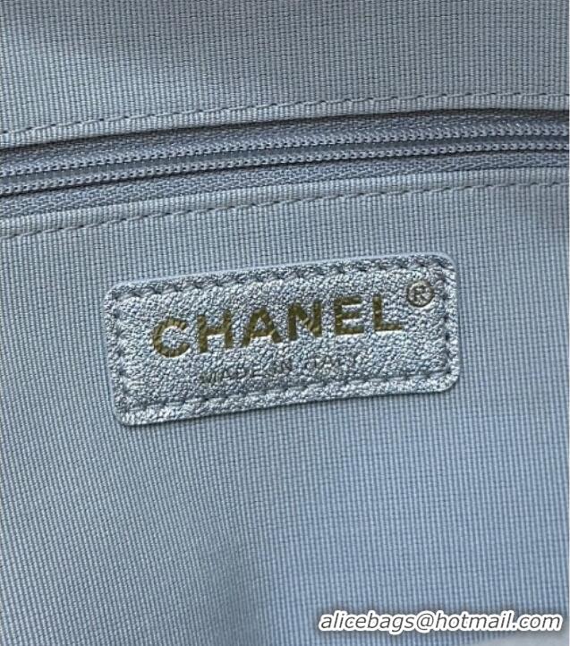 Super Quality Chanel Backpack in Silver Calfskin AS5793 Fall-Winter 2025/2026