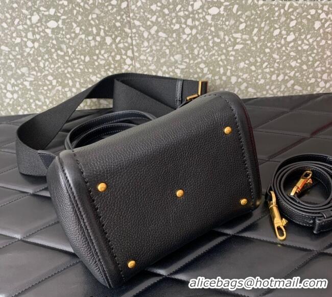 Big Discount Valentino Alltime Small Handbag in Grainy Calfskin 0288S Black 2024