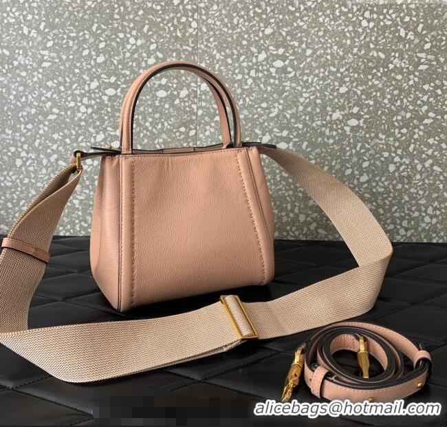 Well Crafted Valentino Alltime Small Handbag in Grainy Calfskin 0288S Light Pink 2024