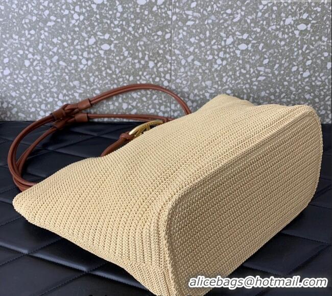 Well Crafted Valentino Escape Large Raffia Straw Shopping bag 0990L Beige 2024