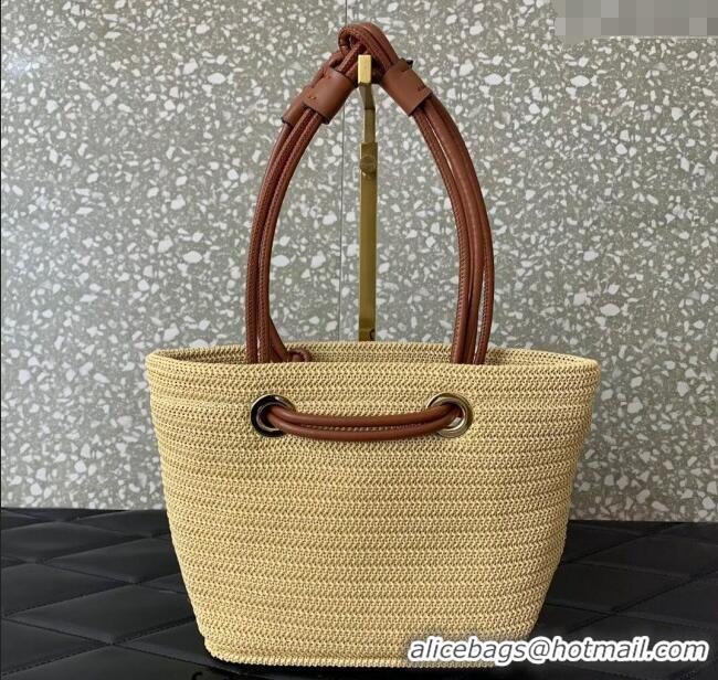 Reasonable Price Valentino Escape Small Raffia Straw Shopping bag 0990S Beige 2024
