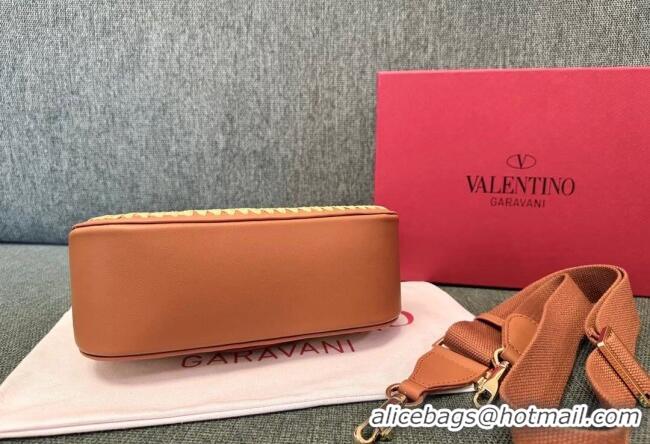 Fashion Discount Valentino Alltime Straw Shoulder bag 2059 Khaki 2024