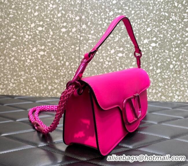 Grade Design Valentino Loco Medium Shoulder Bag in Calfskin PP VLTN6030 Pink 2024