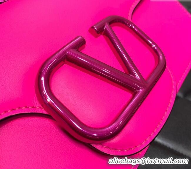Grade Design Valentino Loco Medium Shoulder Bag in Calfskin PP VLTN6030 Pink 2024