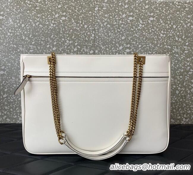 Best Price Valentino Viva Superstar Medium Nappa Leather Shopping Bag with Maxi VLogo 0013 Black/White 2025