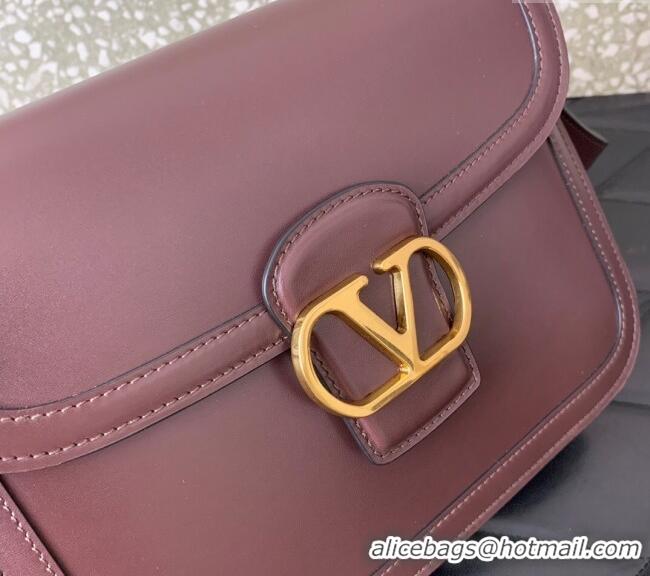 New Design Valentino 9TO5 Shoulder Bag in Smooth Calfskin V2015 Dark Brown 2025