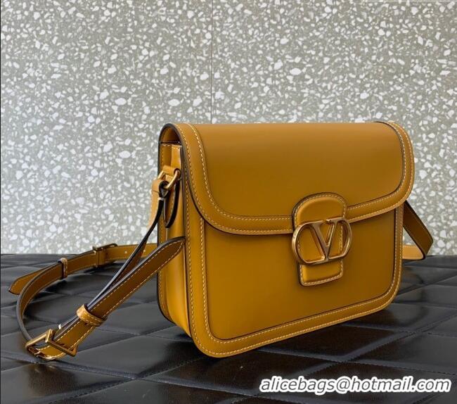 Best Quality Valentino 9TO5 Shoulder Bag in Smooth Calfskin V2015 Yellow 2025