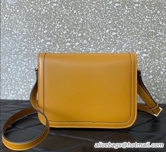 Best Quality Valentino 9TO5 Shoulder Bag in Smooth Calfskin V2015 Yellow 2025
