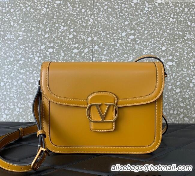 Best Quality Valentino 9TO5 Shoulder Bag in Smooth Calfskin V2015 Yellow 2025