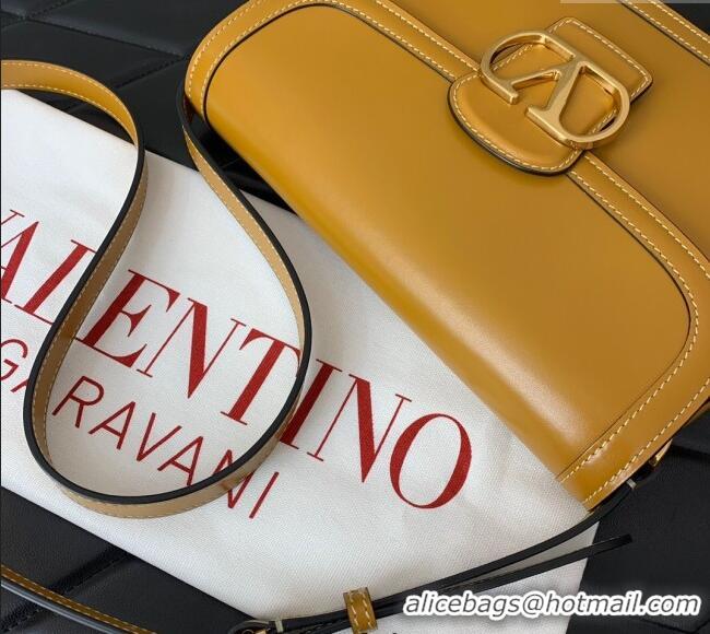 Best Quality Valentino 9TO5 Shoulder Bag in Smooth Calfskin V2015 Yellow 2025