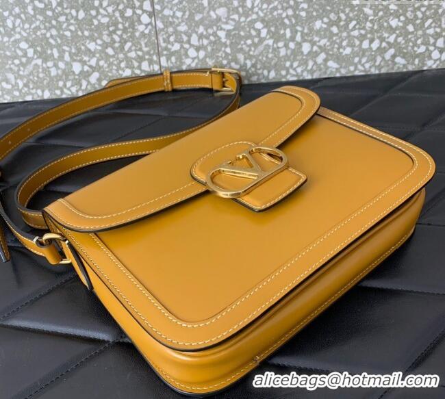 Best Quality Valentino 9TO5 Shoulder Bag in Smooth Calfskin V2015 Yellow 2025