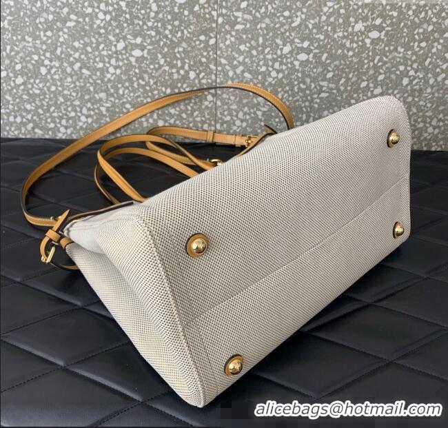 Good Quality Valentino Antibes Medium Shopping Bag in Canvas with Slide Buckles 6220L 2025