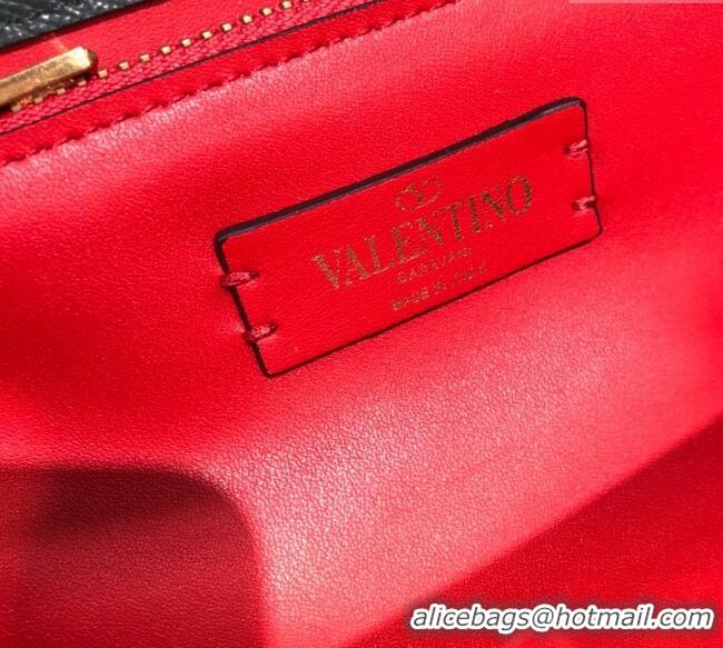 Big Discount Valentino Medium VSLING Grainy Calfskin Handbag 2828 Green 2025