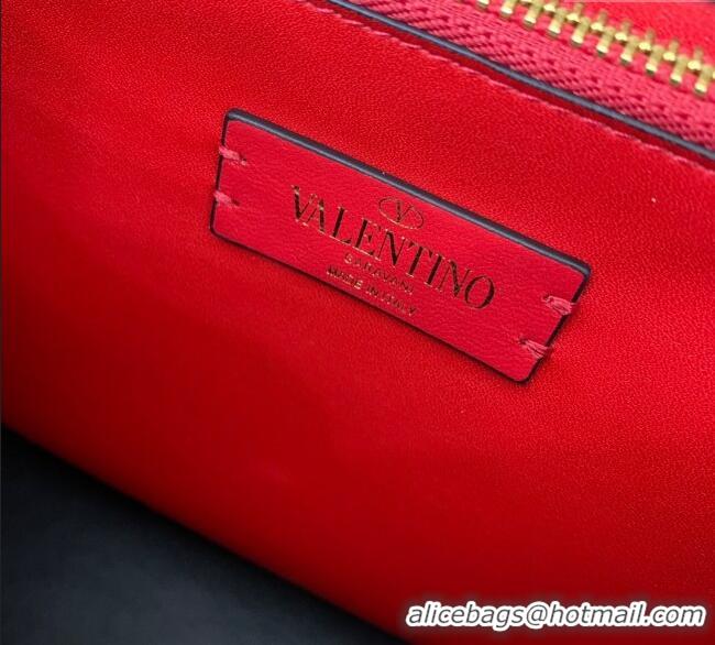 Big Discount Valentino Medium VSLING Grainy Calfskin Handbag 2828 Apricot 2025