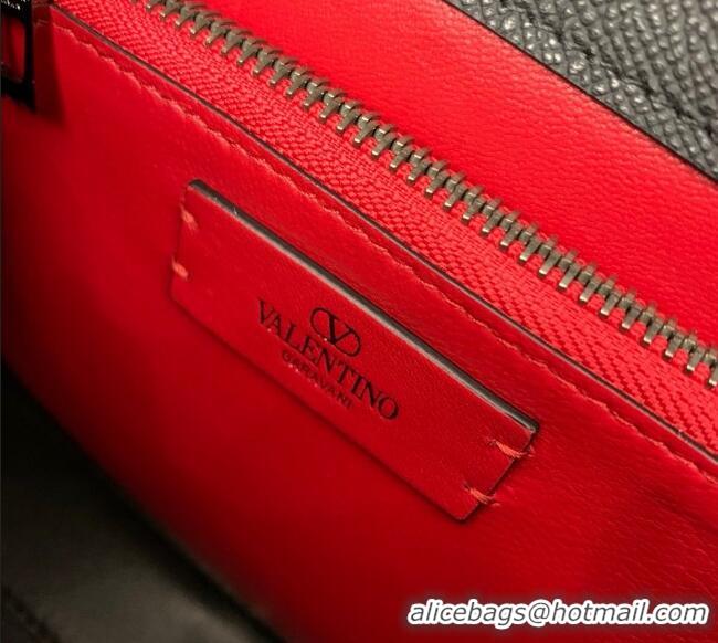 Well Crafted Valentino Small VSLING Grainy Calfskin Handbag with Strass 7020 Black 2025