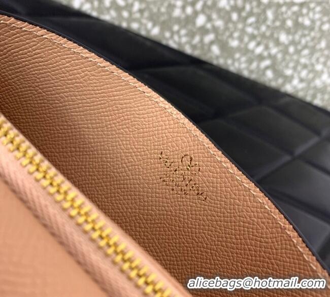 Top Grade Valentino VLogo Signature Grainy Calfskin Wallet with Chain VLTN068 Apricot 2025