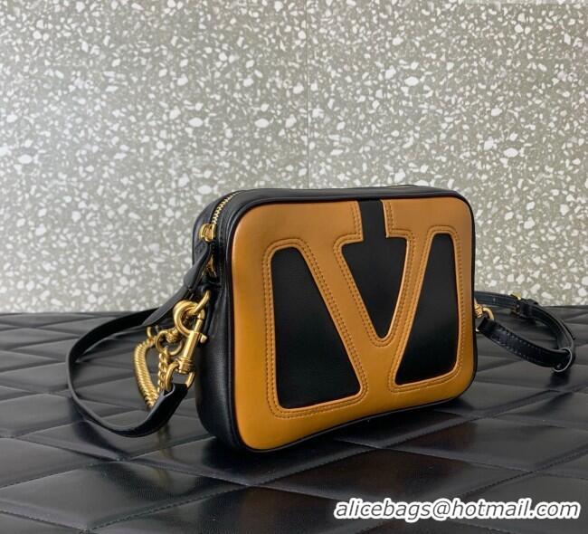 Traditional Specials Valentino Viva Superstar Nappa Leather Crossbody Bag 0016 Black/Brown 2025