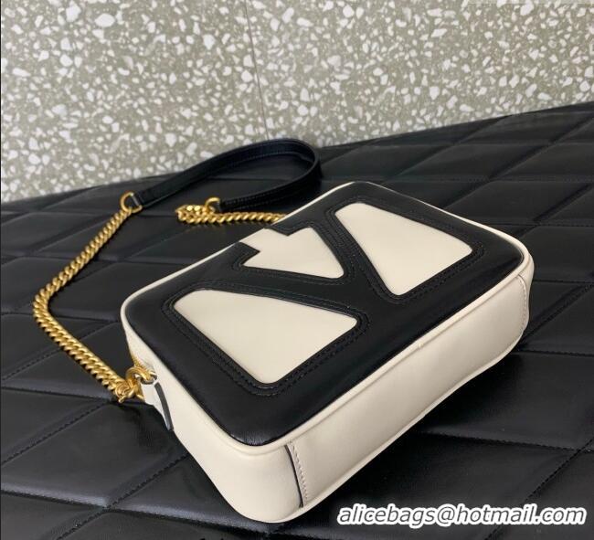 Trendy Design Valentino Viva Superstar Nappa Leather Crossbody Bag 0016 White/Black 2025