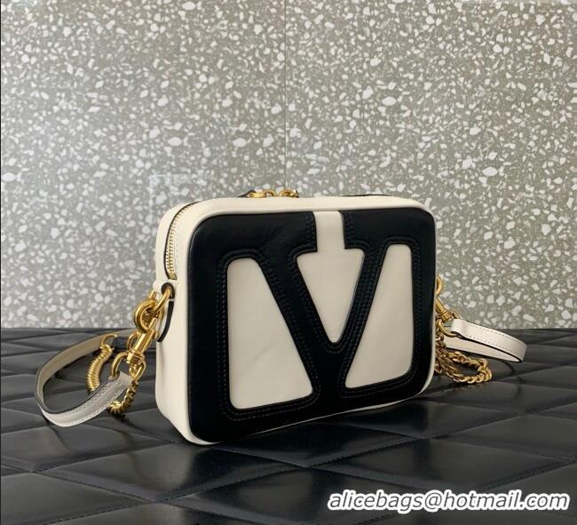 Trendy Design Valentino Viva Superstar Nappa Leather Crossbody Bag 0016 White/Black 2025