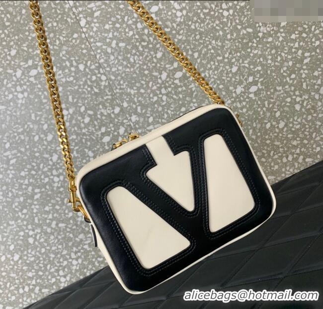 Trendy Design Valentino Viva Superstar Nappa Leather Crossbody Bag 0016 White/Black 2025