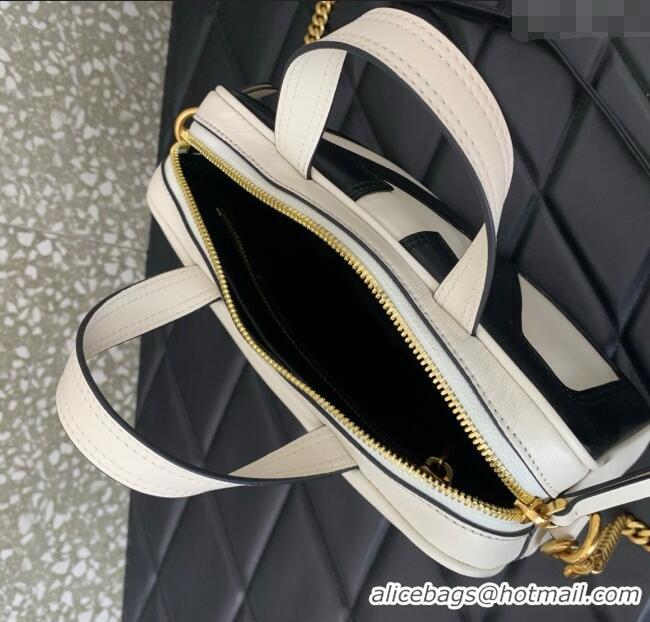 Best Price Valentino Viva Superstar Nappa Leather Handbag 0015 White/Black 2025