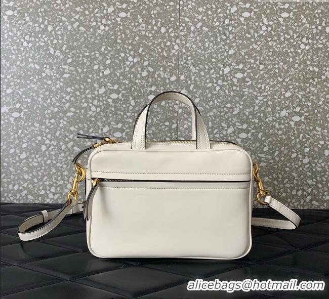 Best Price Valentino Viva Superstar Nappa Leather Handbag 0015 White/Black 2025