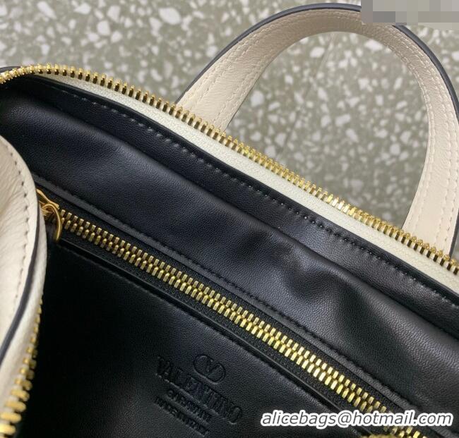 Best Price Valentino Viva Superstar Nappa Leather Handbag 0015 White/Black 2025