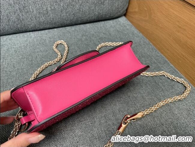 Traditional Discount Valentino Small Loco Bag with Crystals 1134 Rosy 2025