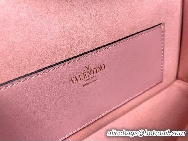 Promotional Valentino Medium Loco Bag with Crystals 1134 Pink 2025