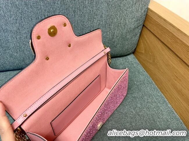 Promotional Valentino Medium Loco Bag with Crystals 1134 Pink 2025
