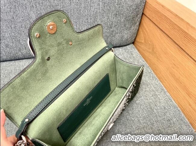 Reasonable Price Valentino Medium Loco Bag with Crystals 1134 Green 2025