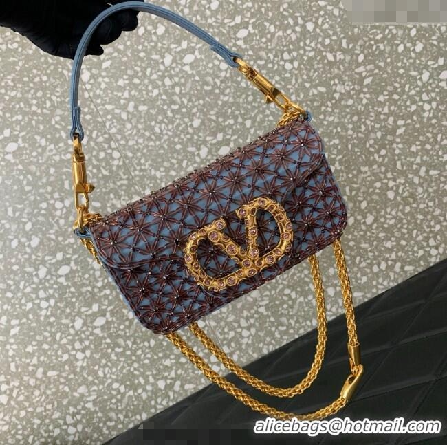Good Looking Valentino Garavani Loco Small Shoulder Bag Embroidered With Jewel Logo 5081 Black 2025