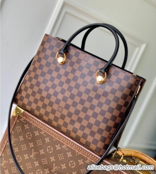 Promotional Louis Vuitton Riverside Tote Bag in Damier Ebene Canvas N40050 Black 2025