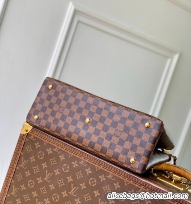 Top Quality Louis Vuitton Riverside Tote Bag in Damier Ebene Canvas N40052 Fuchsia 2025