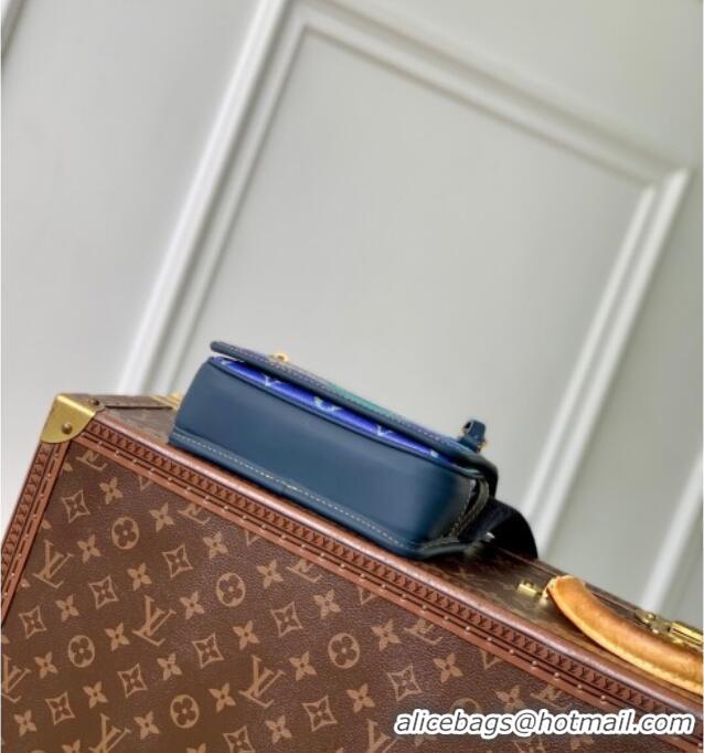 Well Crafted Louis Vuitton Bosphore Wearable Wallet Mini Bag in Blue Stripes Monogram Heritage Canvas M15173 2025