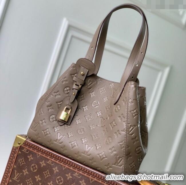 Best Price Louis Vuitton All In One PM Tote Bag in Monogram Leather M25890 Smoke Grey 2025