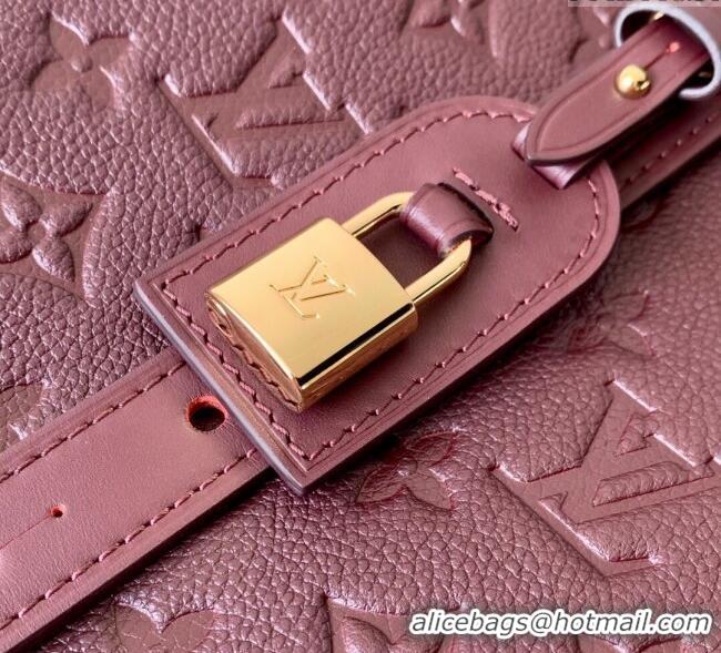 Grade Design Louis Vuitton All In One MM Tote Bag in Monogram Leather M25888 Garnet Red 2025