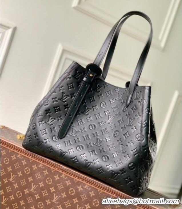 Promotional Louis Vuitton All In One MM Tote Bag in Monogram Leather M25860 Black 2025