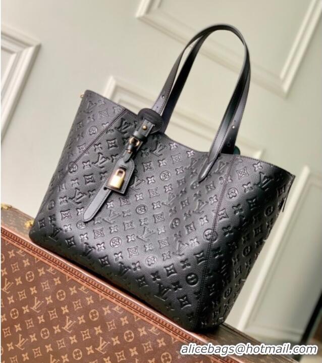 Promotional Louis Vuitton All In One MM Tote Bag in Monogram Leather M25860 Black 2025