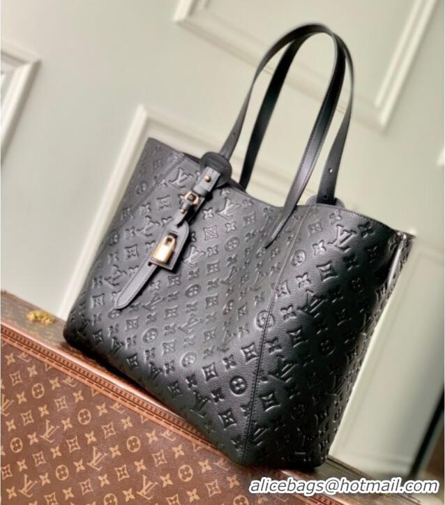 Promotional Louis Vuitton All In One MM Tote Bag in Monogram Leather M25860 Black 2025