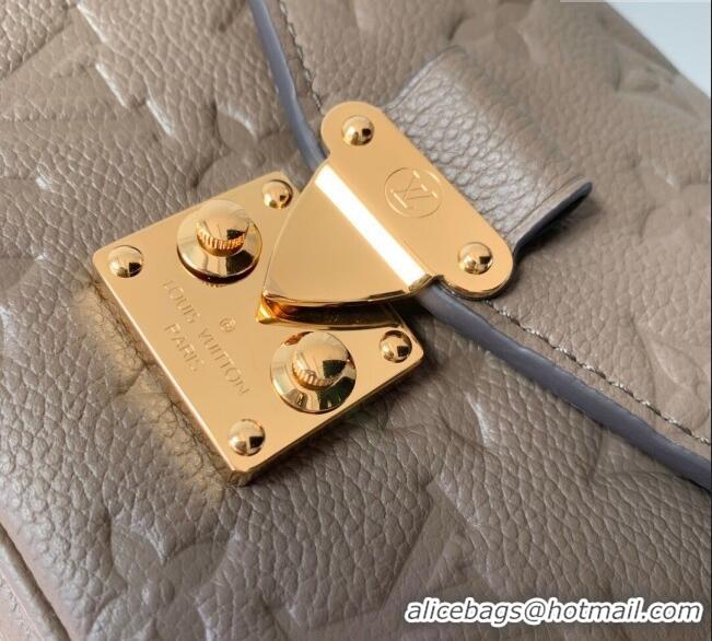 Best Quality Louis Vuitton Pochette Metis East West Bag in Monogram Grained Leather M25910 Smoke Grey 2025