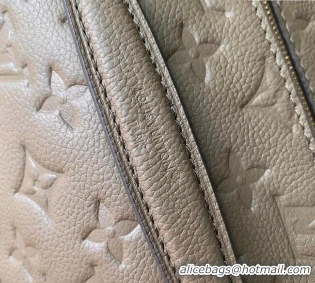 Best Quality Louis Vuitton Pochette Metis East West Bag in Monogram Grained Leather M25910 Smoke Grey 2025