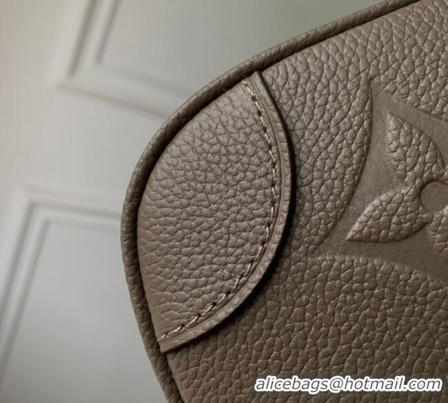 Famous Brand Louis Vuitton Diane Bag in Grained Cowhide Leather M15049 Smoke Grey 2025