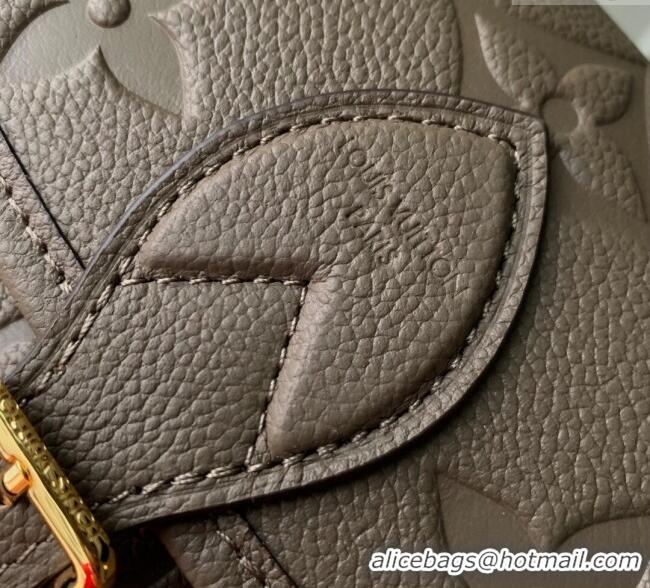 Famous Brand Louis Vuitton Diane Bag in Grained Cowhide Leather M15049 Smoke Grey 2025