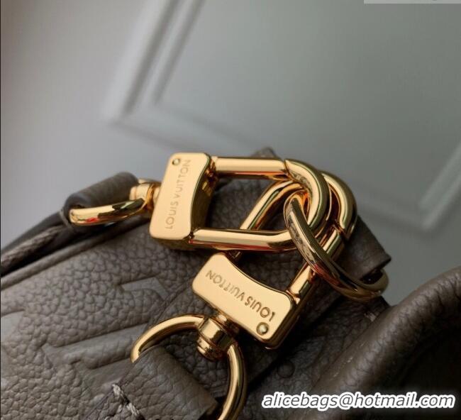 Famous Brand Louis Vuitton Diane Bag in Grained Cowhide Leather M15049 Smoke Grey 2025
