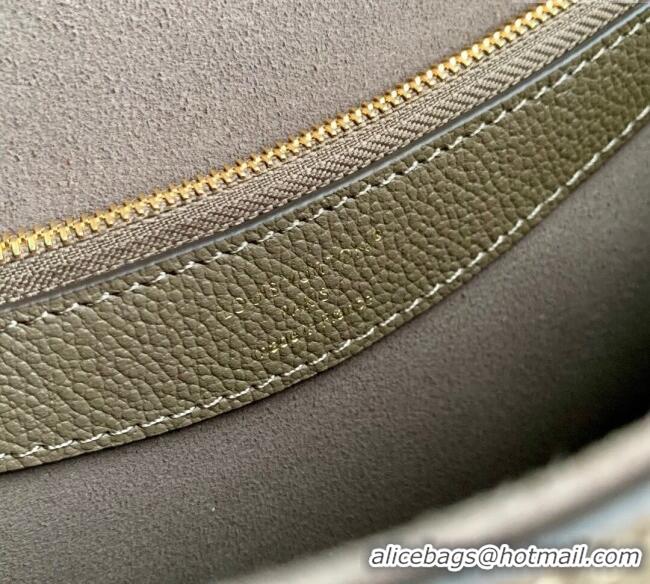 Famous Brand Louis Vuitton Diane Bag in Grained Cowhide Leather M15049 Smoke Grey 2025