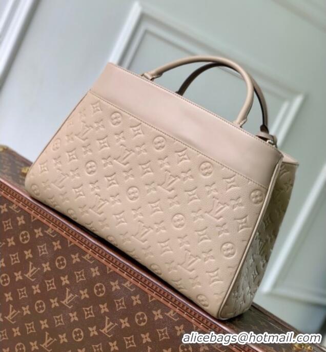 Top Quality Louis Vuitton Avenue MM Tote Bag in Monogram Leather M25575 Beige 2025